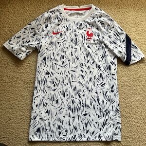 Nike Official France Men's Pre-Match Football Jersey - Size S